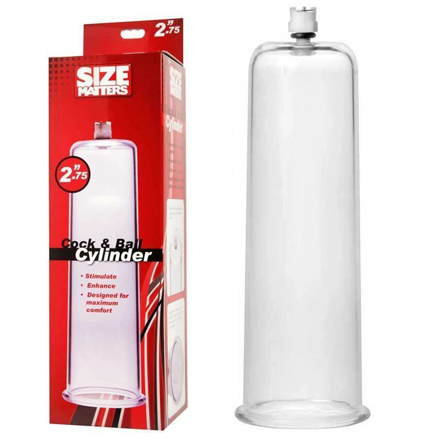Size Matters XL Cock & Ball Penis Pump Cylinder 2.75 Inch X 11 Inch Clear 3 Size Matters XL Cock & Ball Penis Pump Cylinder 2.75 Inch X 11 Inch Clear