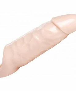 Size Matters XL Thick Natural 6.5 Inch Tan Penis Sleeve & Girth Enhancer Sheaths & Sleeves