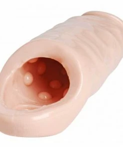 Size Matters XL Thick Natural 6.5 Inch Tan Penis Sleeve & Girth Enhancer Sheaths & Sleeves