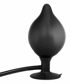 Anal Sex Toys XXL Black Inflatable Pumper Butt Plug By Colt