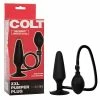 Anal Sex Toys XXL Black Inflatable Pumper Butt Plug By Colt