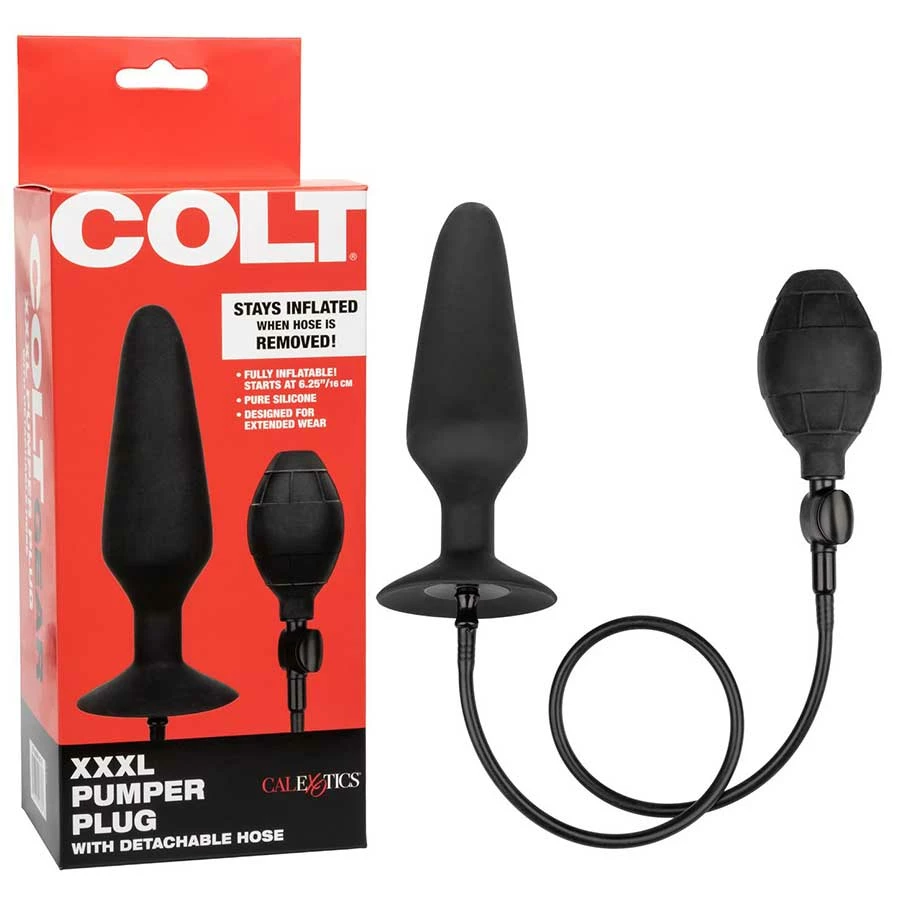 Anal Sex Toys XXXL Pumper Plug With Detachable Hose By COLT 3 Anal Sex Toys XXXL Pumper Plug With Detachable Hose By COLT
