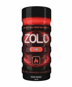 Zolo Male Masturbator Cup Fire Warming Sleeve