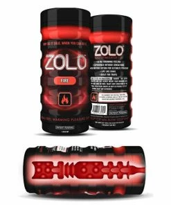 Zolo Male Masturbator Cup Fire Warming Sleeve