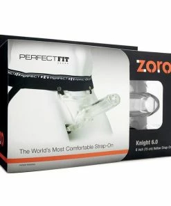 Zoro Knight 6'' Clear Hollow Strap On Extension For Men By Perfect Fit Sheaths & Sleeves