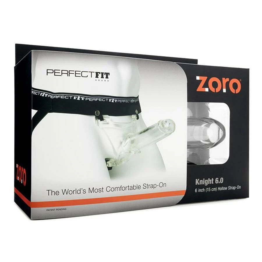 Zoro Knight 6'' Clear Hollow Strap On Extension For Men By Perfect Fit Sheaths & Sleeves 4 Zoro Knight 6'' Clear Hollow Strap On Extension For Men By Perfect Fit Sheaths & Sleeves
